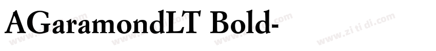 AGaramondLT Bold字体转换